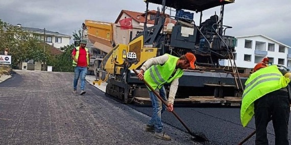 Kartepe Yeşiltepe Caddesi asfaltlandı