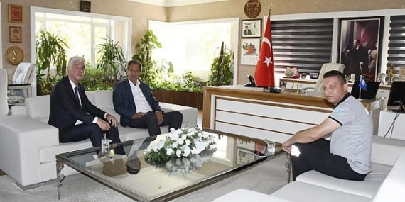 Kemer PTT Müdürü Aydöre’den başkan vekili Yılmaz’a ziyaret