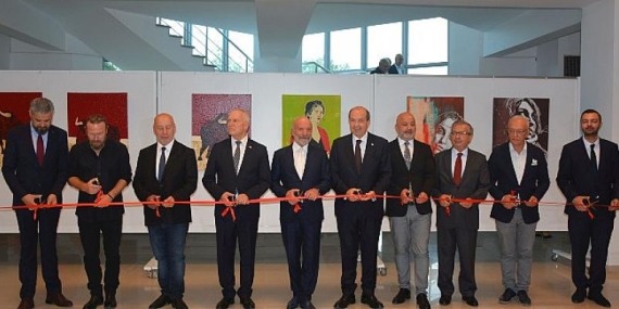 Kıbrıs Modern Sanat Müzesi’nin düzenlediği “Cumhuriyet Sergisi”, KKTC Cumhurbaşkanı Ersin Tatar ve Cumhuriyet Meclisi Başkanı Zorlu Töre’nin katılımı ile açıldı