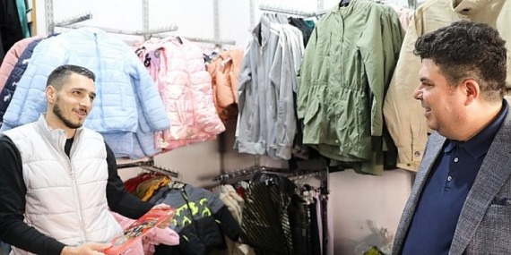 Kılıç 99’uncu yıl heyecanını esnafla paylaştı