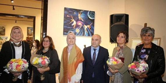 Konservatuvar öğrencilerinin sergisine sanat severlerden tam not