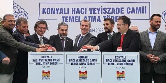 Konyalı Hacı Veyiszade Camii’nin Temeli Atıldı