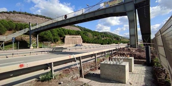 Körfez Şirinyalı’ya yeni yaya üstgeçidi
