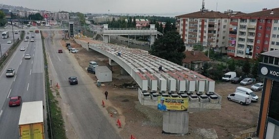 Kuruçeşme Tramvayı’nda 72 kirişin montajı tamamlandı