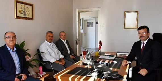Malkara Belediye Başkanı Uluş Yurdakul’dan Malkara İlçe Müftüsü Sacit Ekerim’e Ziyaret