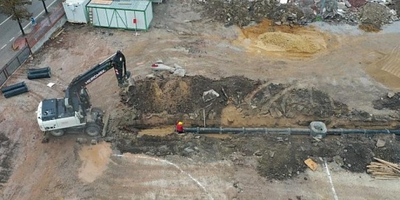 Milli İrade Meydanı’nda yoğun çalışma