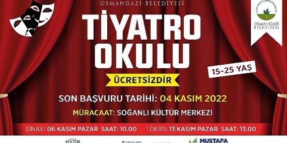 Osmangazi Belediyesi Tiyatro Okulu Başlıyor