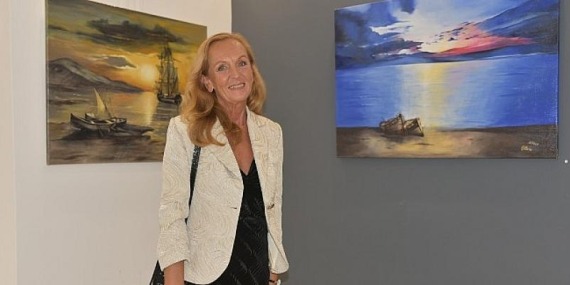 Slovak Ressam Elena Kurucova İzmir’de