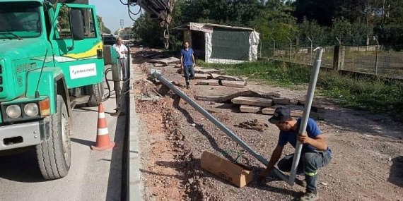 Stadyum yolu projesinde D-100 Ankara istikameti güney yan yola aktarıldı