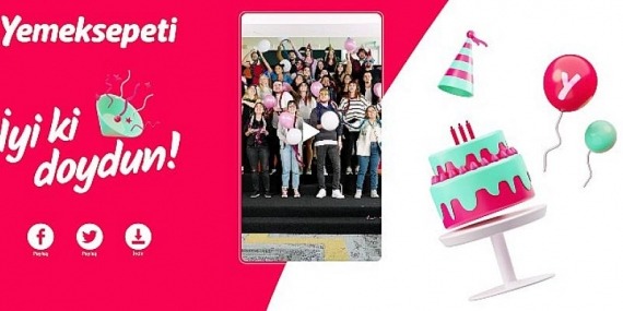 Yemeksepeti, Kullanıcılarının Doğum Günlerini İsimlerine Özel Videolarla ve Orman Hediye Ederek Kutluyor