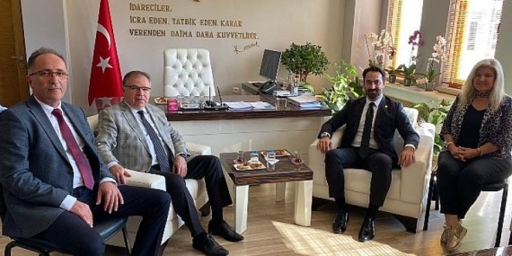 Ak parti İstanbul Milletvekili ARINÇ Foça ziyaretlerine Foça Kaymakamlığından başladı