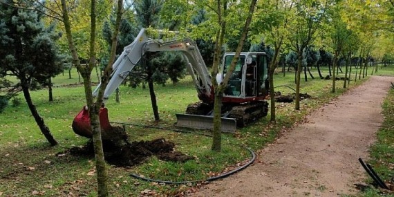 Ataşehir mesire alanında çalışmalar sürüyor