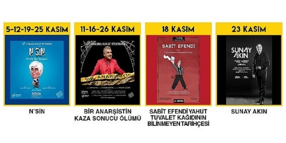Bilkent Sahne Ast, Kasım Ayında da Tiyatro Severleri Ağırlamaya Devam Ediyor