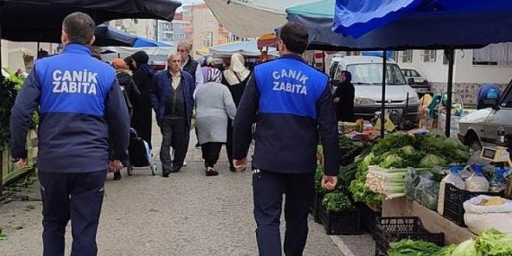 Canik Zabıtasından Nokta Denetim