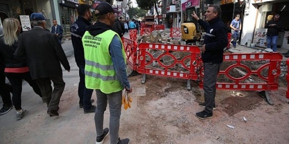 Çarşı Yenileme Çalışmaları Başladı