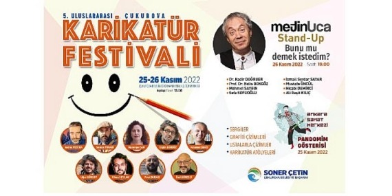 Dünyanın karikatürü Çukurova’da