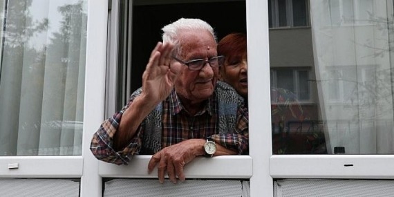 Emekli muallim Köstekli’ye anlamlı ziyaret