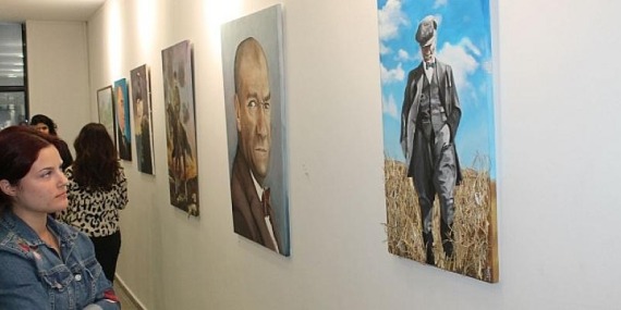 EÜ Güzel Sanatlar Eğitimi Bölümünün “İzinde İz Bırakmak” sergisi sanatseverlerle buluştu