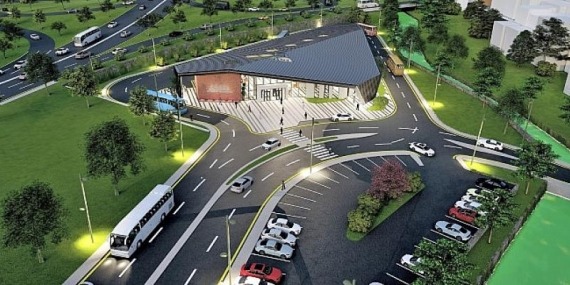 Gölcük terminal binasında zemin düzenlemesi yapıldı