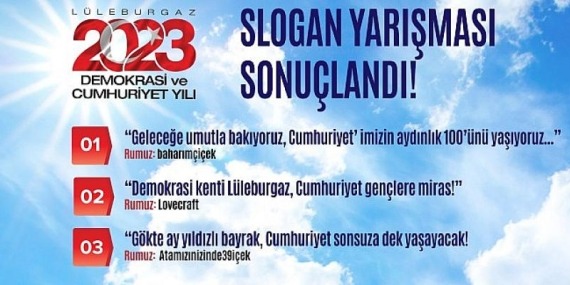 İşte Demokrasi ve Cumhuriyet Yılı sloganları