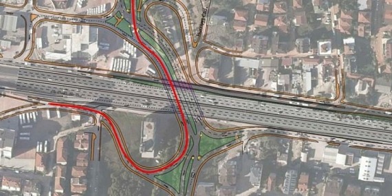 Kocaeli Körfez Kaşkaldere Kavşağına yeni düzenleme