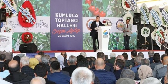 Kumluca Toptancı Halleri sezonu açtı