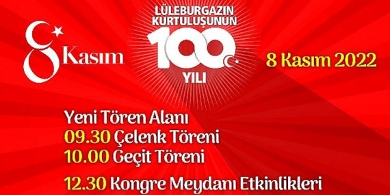 Lüleburgaz’da kurtuluşun 100’üncü yılı coşkuyla kutlanacak
