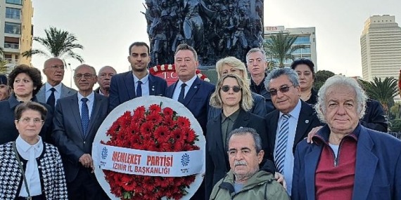 Memleket Partisi İzmir İl Başkanı Cüneyt Oğuz Atatürk’ü Andı
