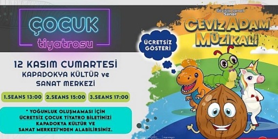 Nevşehir Belediyesi’nden Çocuklara Tatil Hediyesi