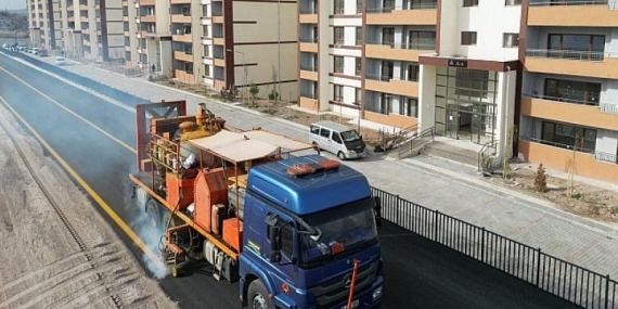 Nevşehir Yeni Toki Konutlarının Yol Çalışması Tamamlandı