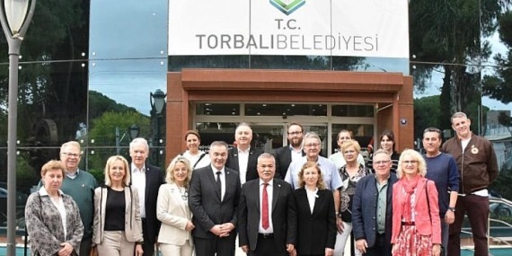 Torbalı’ya sınırlar ötesinden ziyaret: Alman kardeş kent yöneticileri Torbalı’da