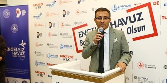 Türkiye’nin ilk engelsiz havuzu Bağcılar’da hizmete girdi