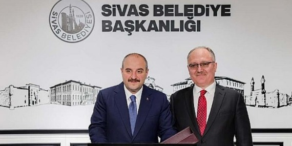 Bakan Mustafa Varank’tan Sivas Belediye Başkanı Hilmi Bilgin’e Ziyaret