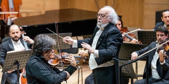 CSO’ya Romanyalı Şef Bujor Hoinic ve Keman Sanatçısı Gabriel Croitoru Konuk Oldu