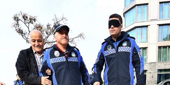 Engelli parkurunda zorlu anlar