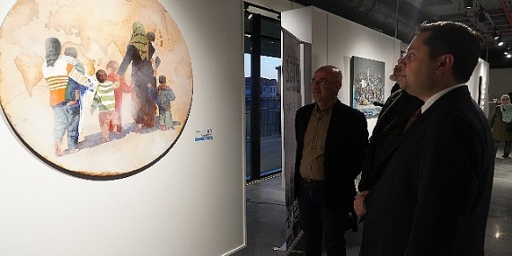 Göç Temalı Ulusal Resim Sergisi açıldı!