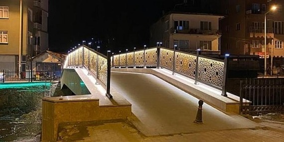 Pazar Yeri Köprüsünde Restorasyon Tamam