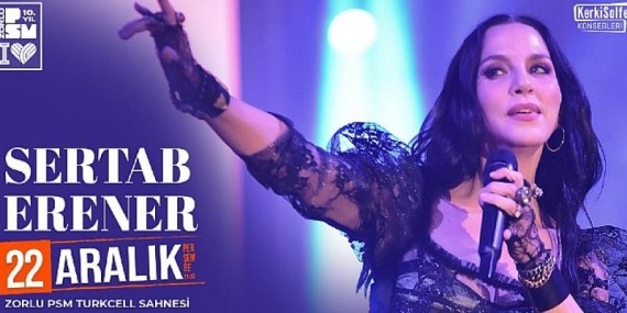 ‘Pop Müziğe Kendi Ruhunu Üfleyen Kadın’ Sertab Erener 22 Aralık Akşamı Zorlu PSM’de!