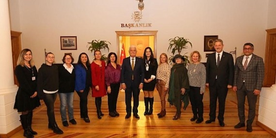 Üreten Kadınlardan Başkan Gürün’e Ziyaret