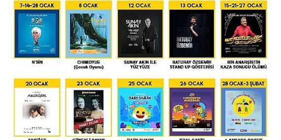 Bikent Sahne AST’ta Ocak Ayı Bambaşka