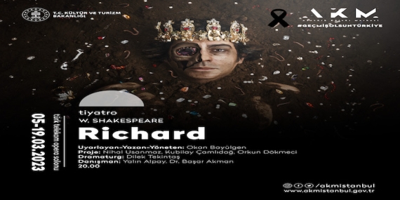 Akm’de Sahnelenecek Richard’ın Gelirleri Depremzedelerle Paylaşılacak