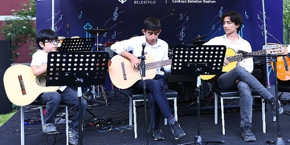 Çankaya'nın minik yetenekleri sahne aldı