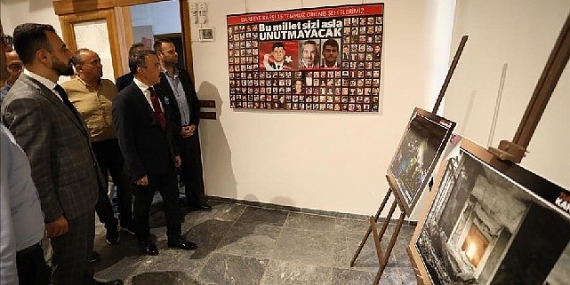 “15 Temmuz Türkiye Yüzyılının Kahramanları" Sergisi Kent Müzesinde Açıldı