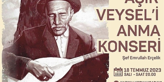 Aşık Veysel unutulmaz Türküleriyle Gölcük'te anılacak.