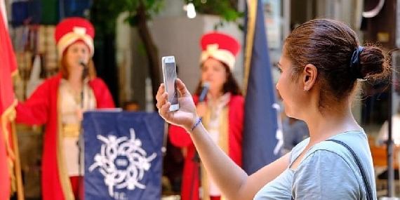 Aydın Büyükşehir Belediyesi Kadın Mehteran Takımı'na Nazilli'de Yoğun İlgi