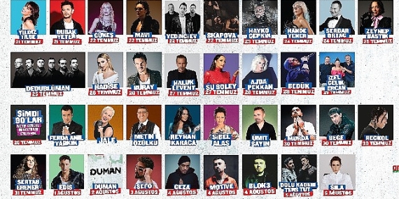 İstanbul Festivali 21 Temmuz – 6 Ağustos tarihleri arasında Festival Park Yenikapı'da!