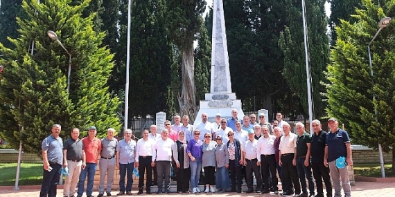 Muhtarlardan kentin kültürel yerlerine ziyaret