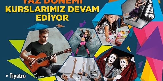 Narlıdere'nin Kültür Sanat Kursları yazın da devam ediyor