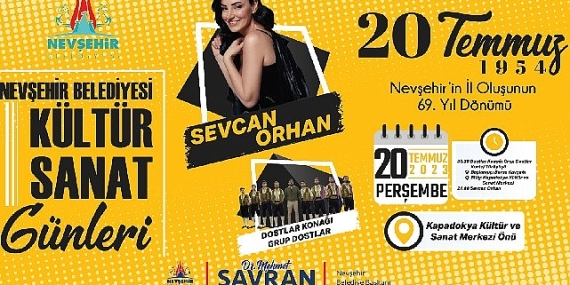 Nevşehir'in İl oluşunun 69. yıl dönümü kutlanacak