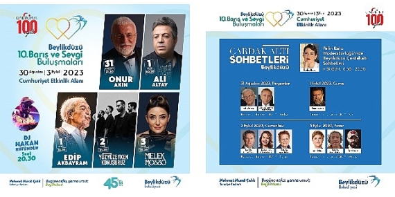 10. Barış ve Sevgi Buluşmaları Başlıyor